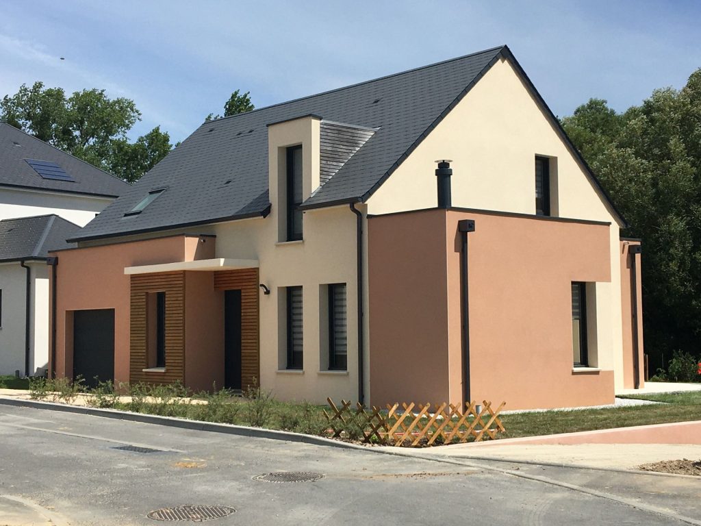 Construction maison moderne à étage à Rouillon (Sarthe)