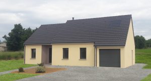 Construction maison contemporaine de plain pied à Couterne (Orne)