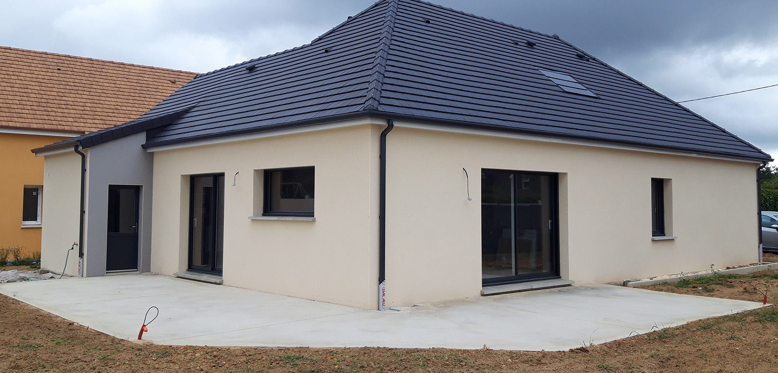 Construction maison de style classique de plain-pied à Ecommoy (Sarthe)
