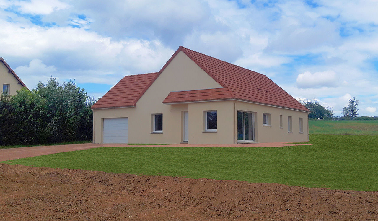 Construction maison traditionnelle de plain-pied à Radon (Orne)
